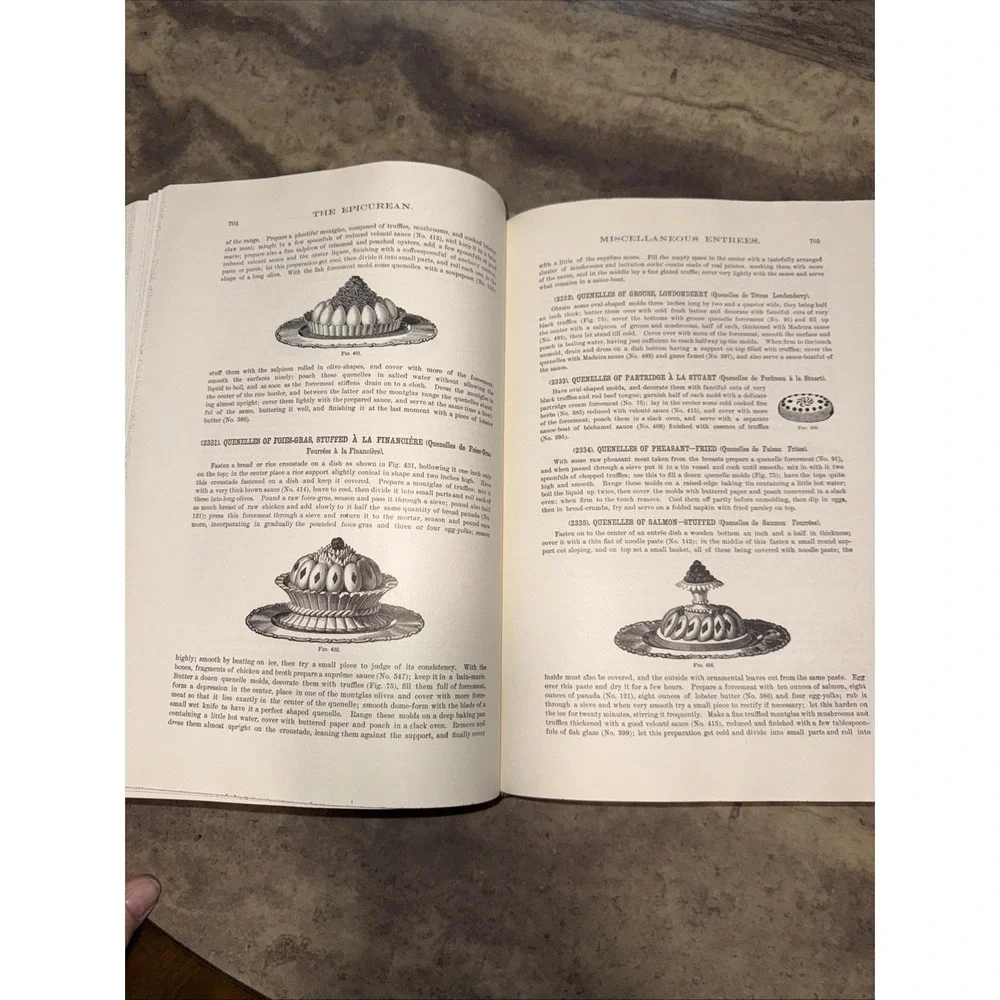 The‎ Epicurean Charles Ranhofer 1920 HB Culinary Art Encyclopedia